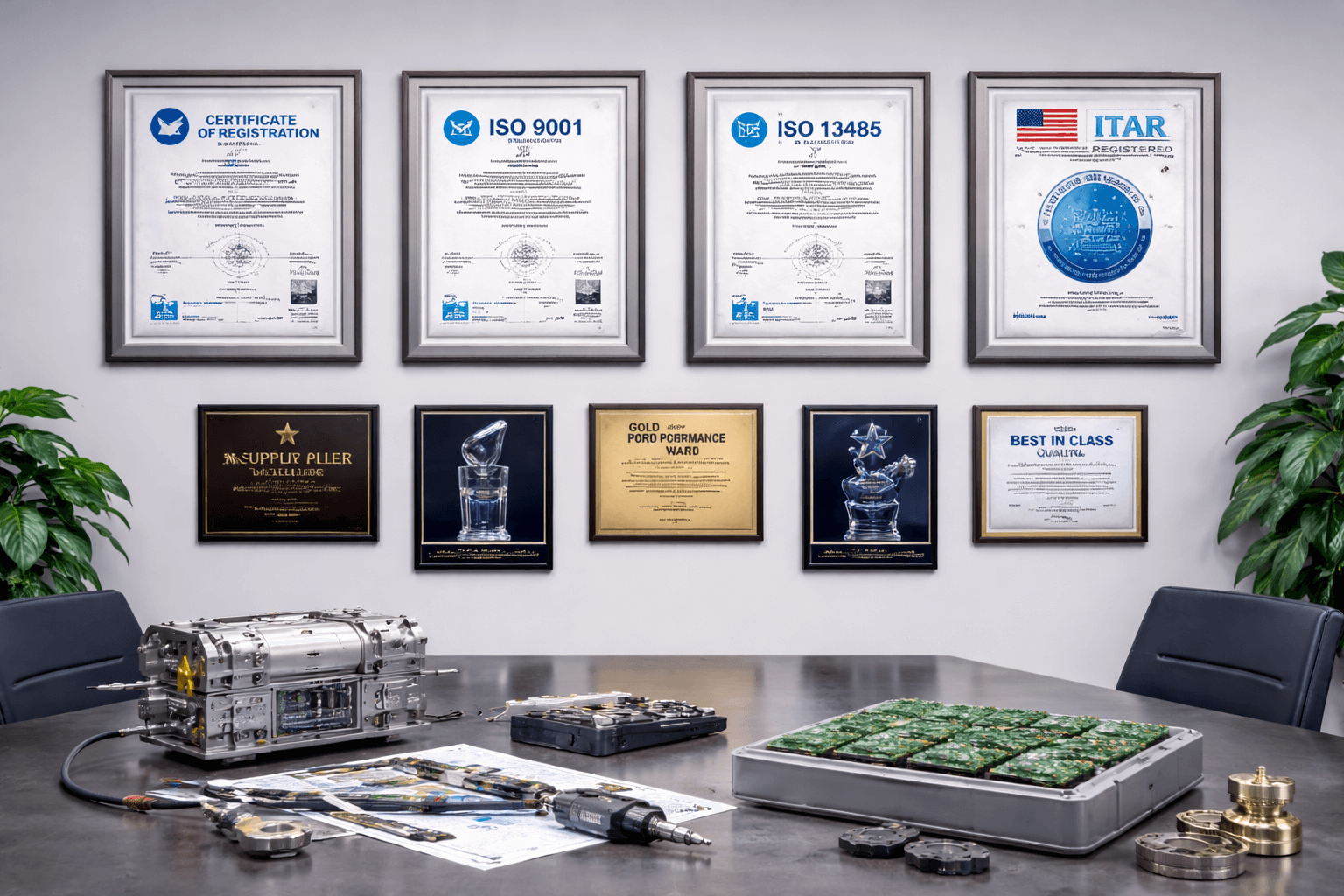 Manufacturing business certifications and compliance