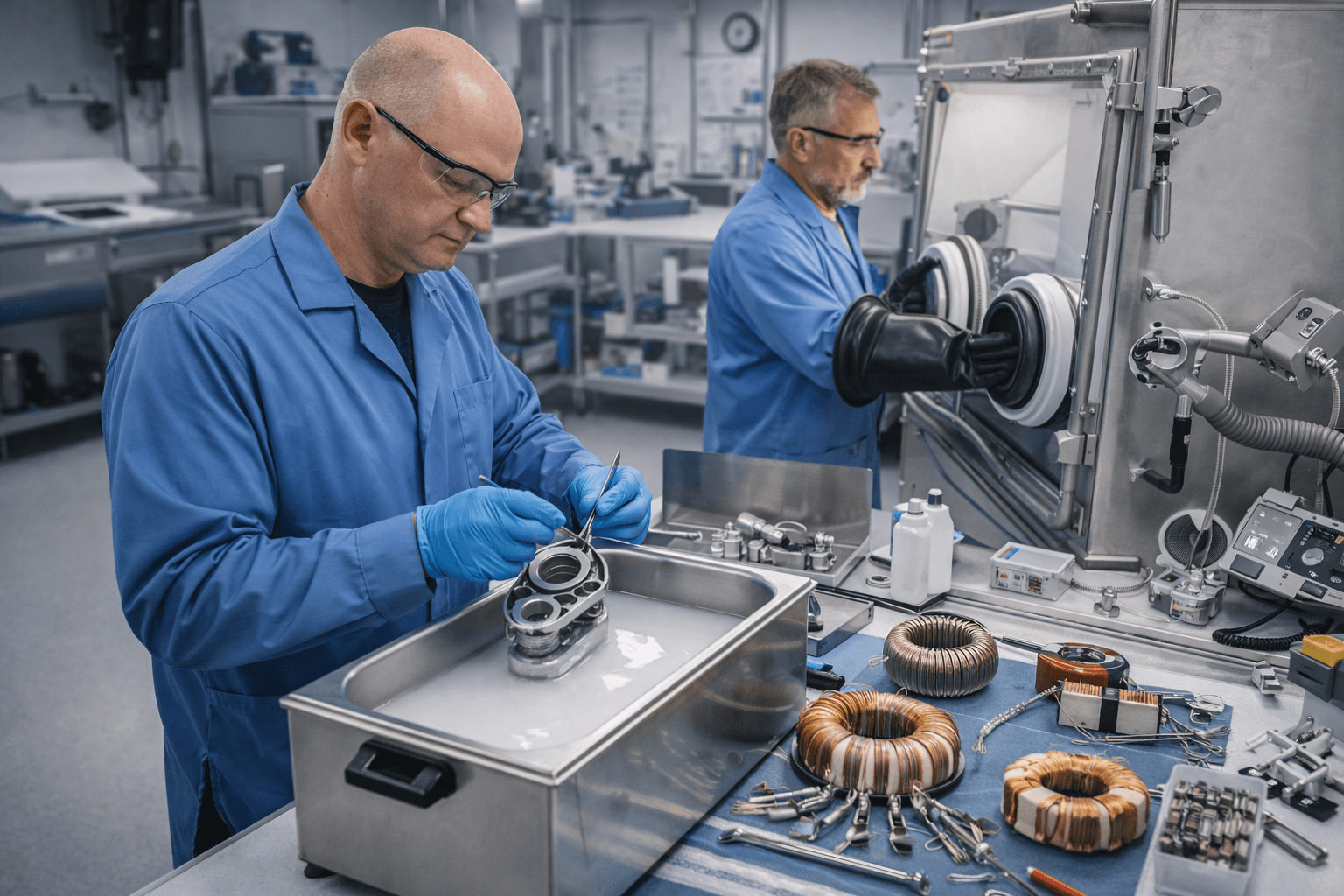 Precision and oxygen cleaning operations